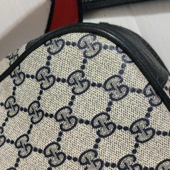 Gucci Blue Messenger Bag/Wallets Authentic Vintage - Picture 13 of 16